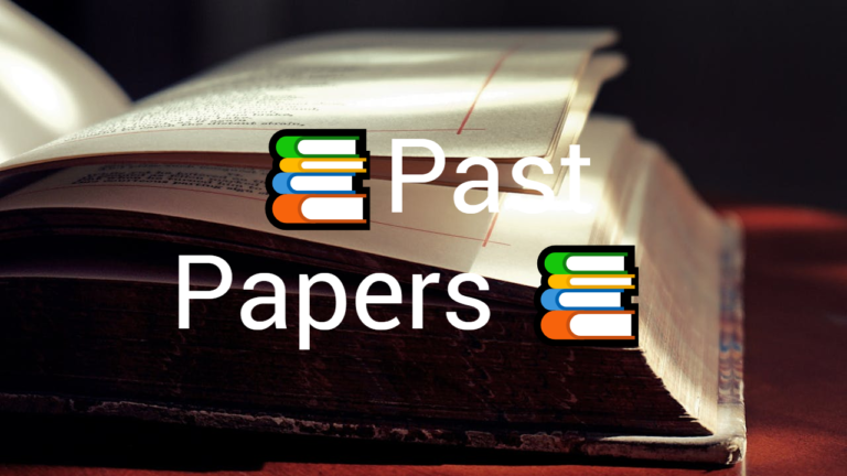 📚 Past Papers- Full Length